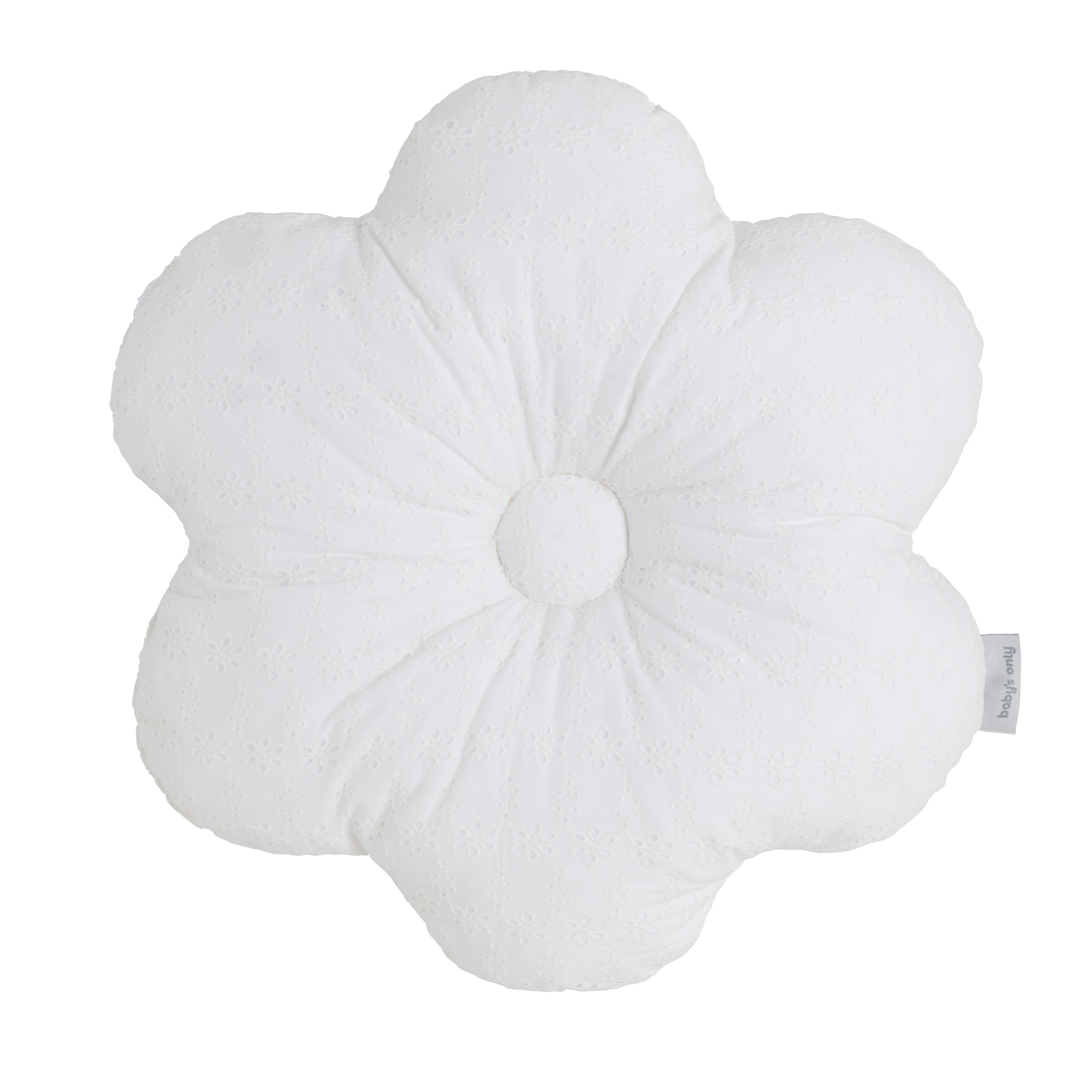 Kissen Blume Calm Weiß